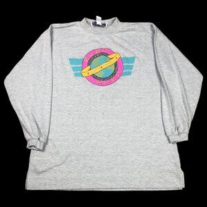 Vintage 90s‎ Europrep World Conscious Earth Long Sleeve Shirt Adult Size Large